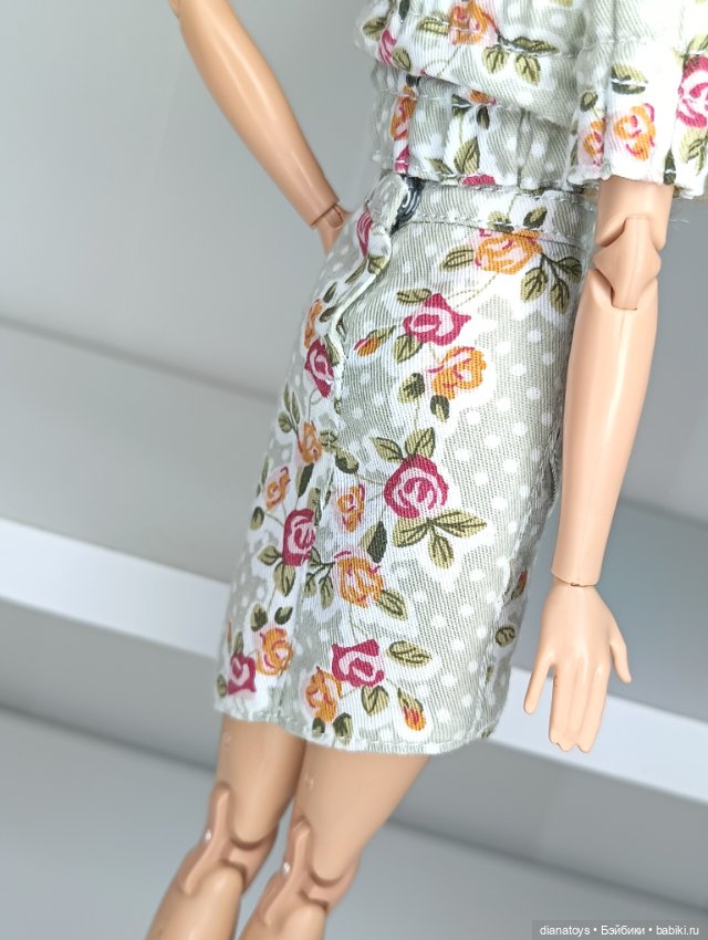 Одежда для Барби топ и юбка