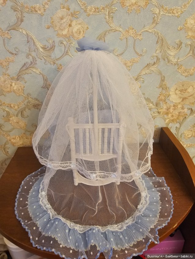 Кроватка для пупсика — Кукольная мебель (фото 5)