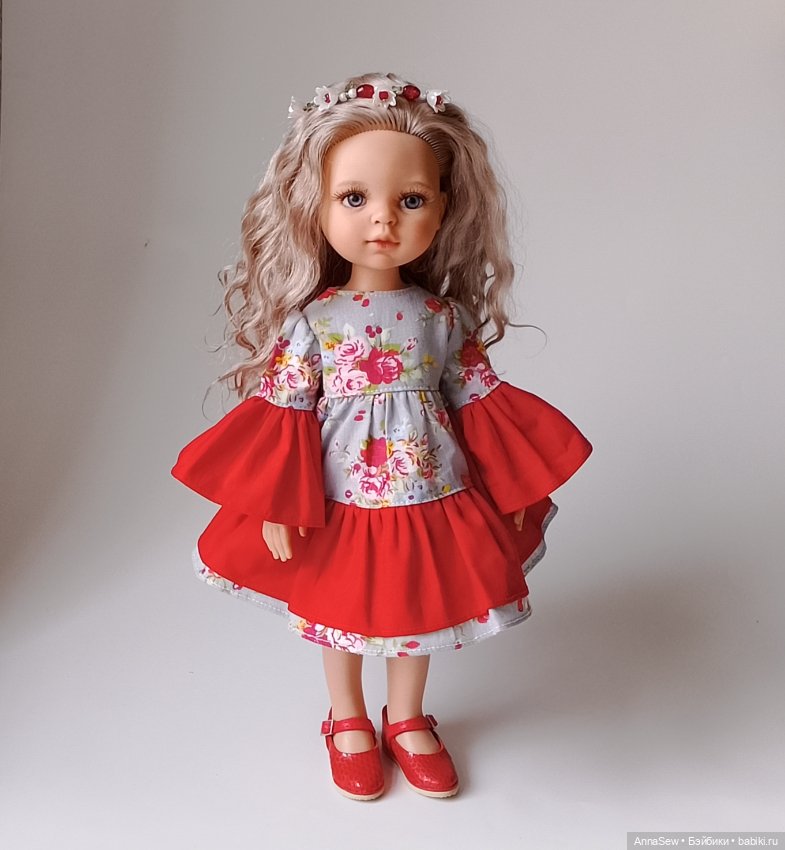 Платье для кукол Паола Рейна 32 (фото 5)