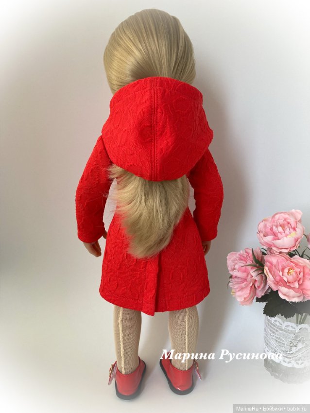 Худи-платье для куклы Готц (фото 5)