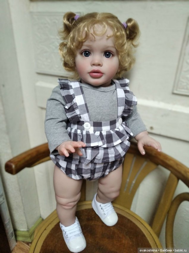 Кукла игровой реборн по мотивам молда Пиппа,ООАК (фото 5)
