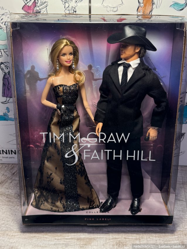 Барби Фейт Хилл из сета с Тимом Макгро