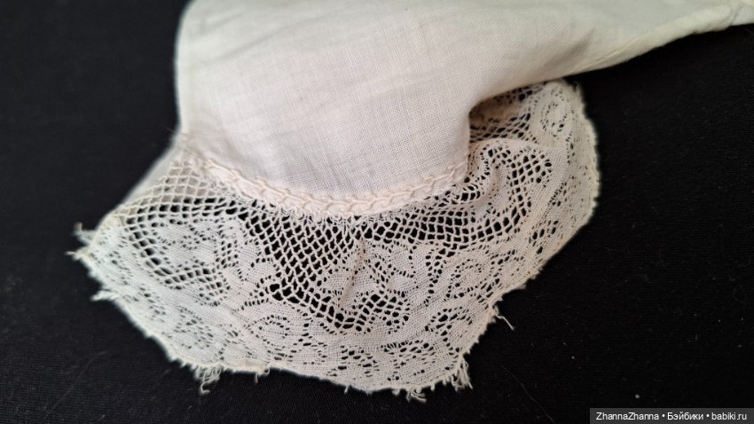 Антикварные штанишки для антикварной куклы