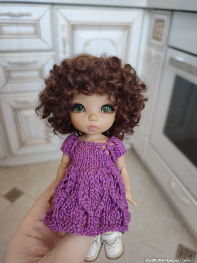 Продам очень красивый паричок из локонов козочки размер 5-6 (фото 3)