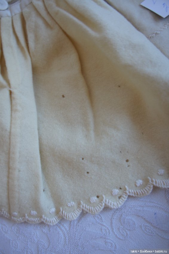 Антикварный наряд для куклы (фото 7)