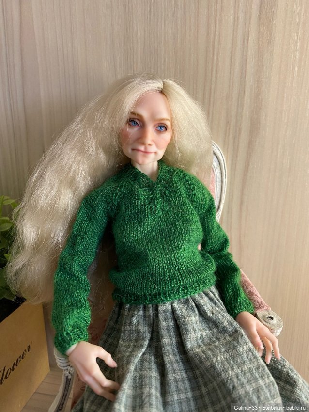 Вязаная одежда для Бабушки Мышки Walloya Morring (фото 3)