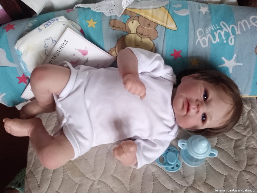 Пупс реборн игровой реалистичный с 3D кожей (фото 8)