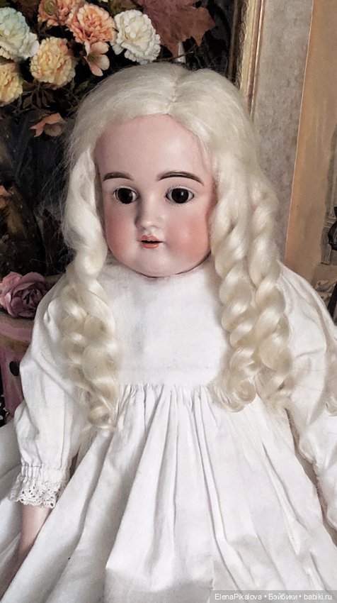 Парик для антикварной куклы