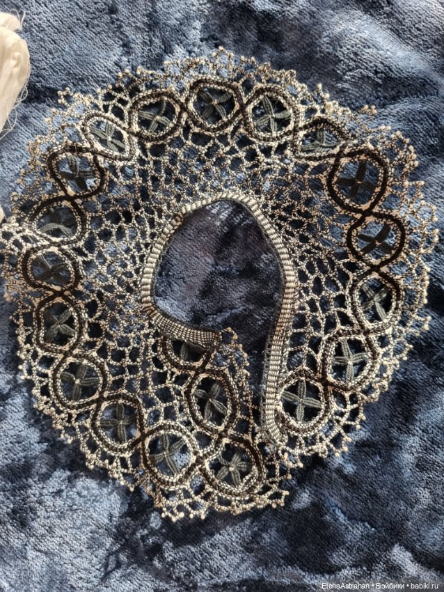 Прошва Метражем хб Воротник Жабо Кружево на коклюшках Для творчества (фото 8)
