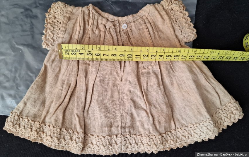 Антикварное платье для антикварной куклы