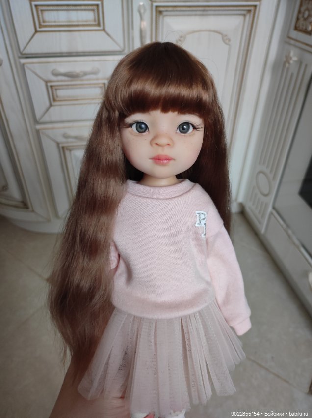 Паричок из шёлковых локонов козочки на Паолу (фото 3)