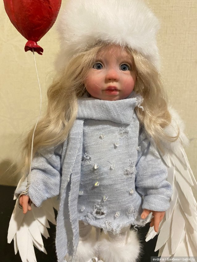 Мия зимний ангел — Авторские куклы (фото 4)