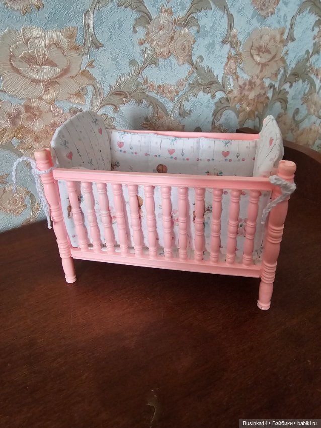 Кроватка для пупсиков barbie