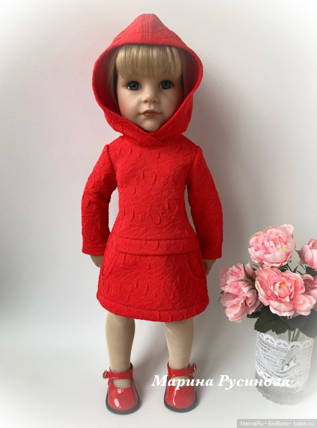 Худи-платье для куклы Готц (фото 4)