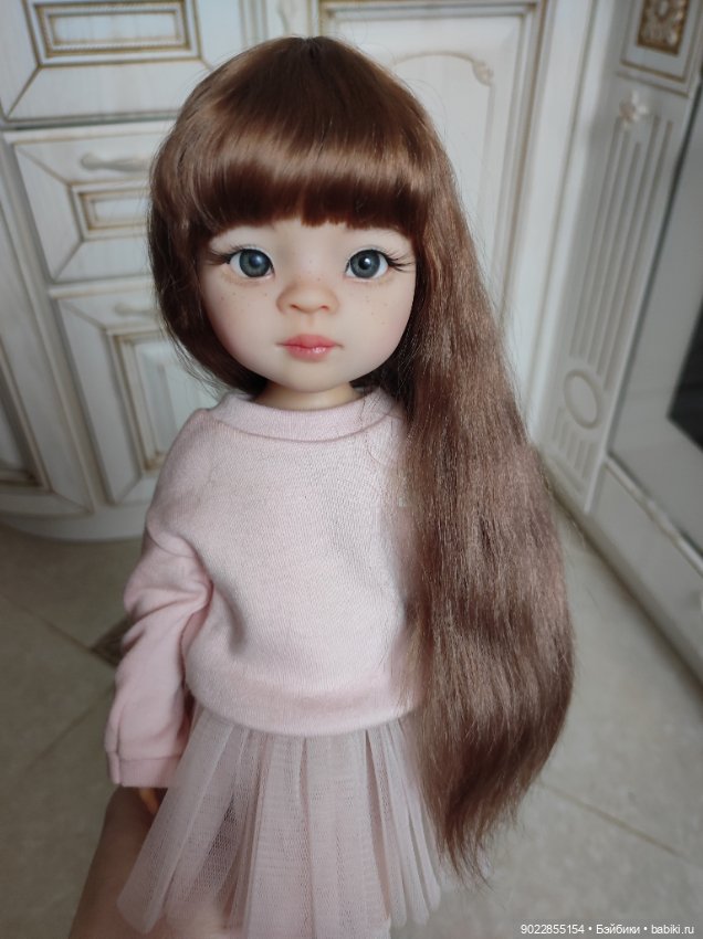 Паричок из шёлковых локонов козочки на Паолу (фото 4)