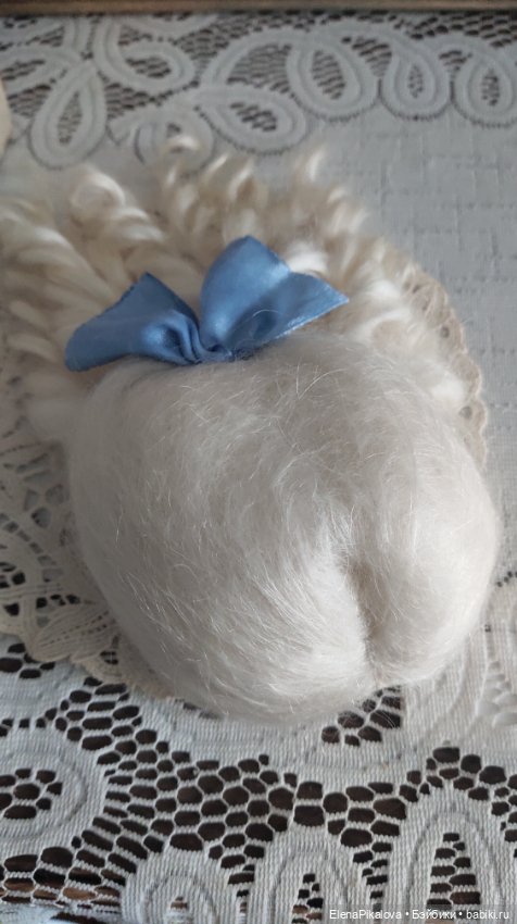 Парик для антикварной куклы (фото 6)