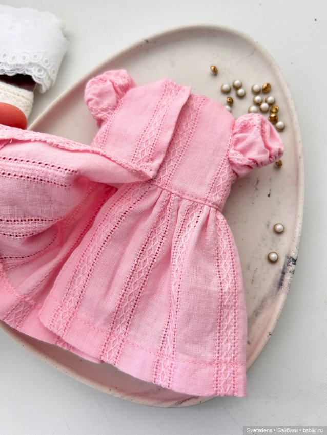 Летнее платье для куклы — Одежда для BJD (фото 2)