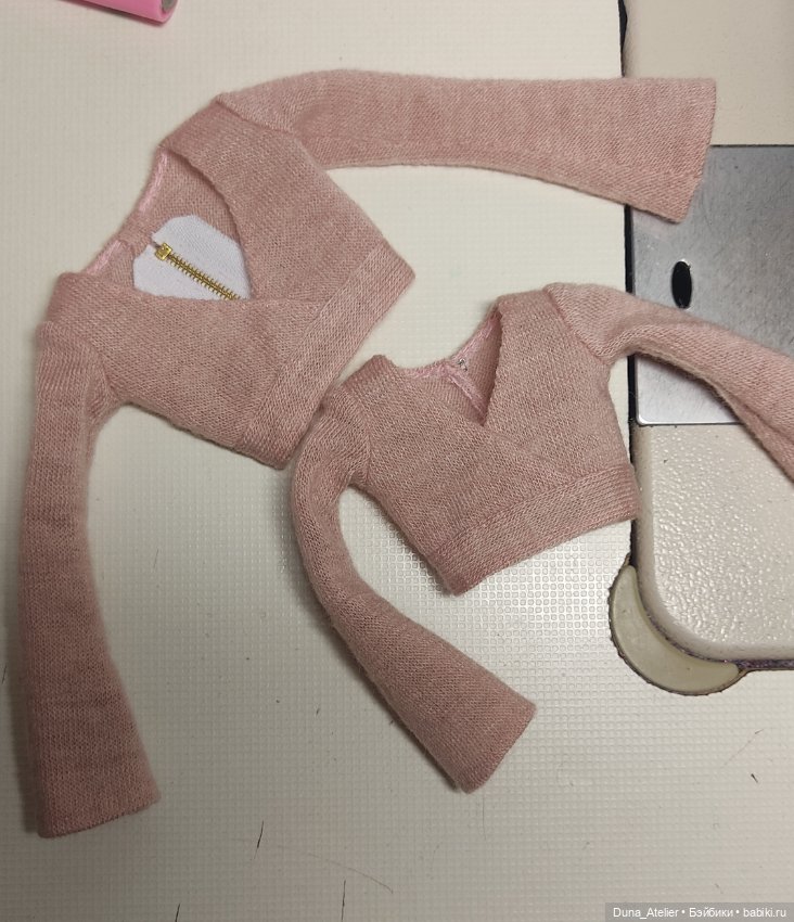 Пудровая кофточка — Одежда для BJD