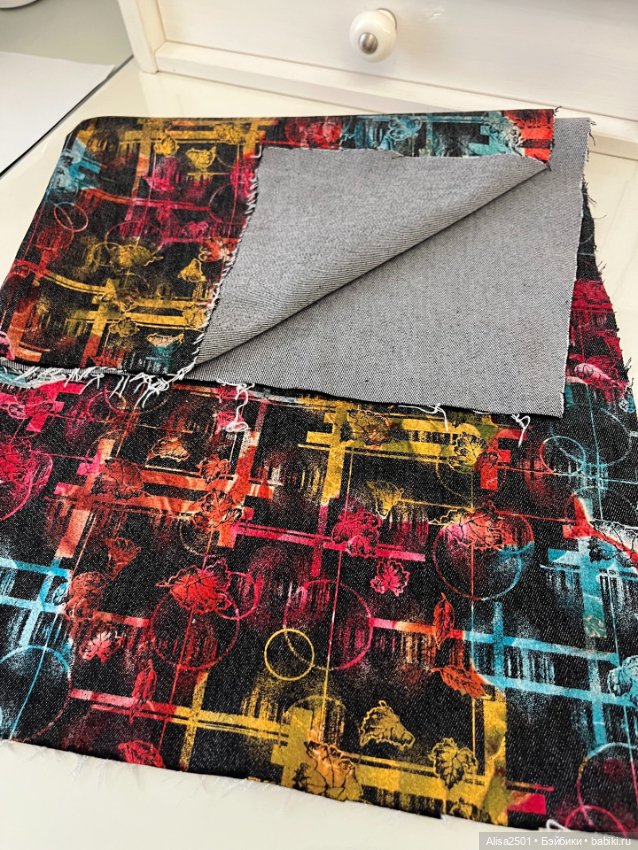 Джинса с блестящим напылением (фото 4)