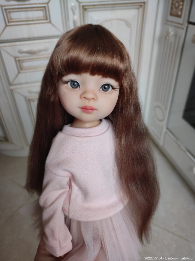 Паричок из шёлковых локонов козочки на Паолу (фото 7)