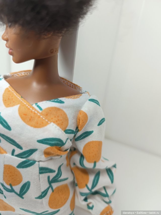 Одежда для Барби пышка платье с апельсинами (фото 10)