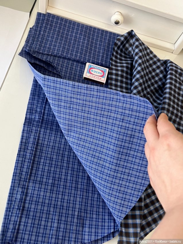 Мелкая клетка на мужские рубашки (фото 3)