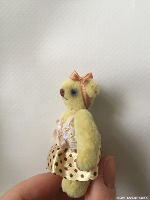 Миниатюрный мишка тедди — Авторские игрушки (фото 5)