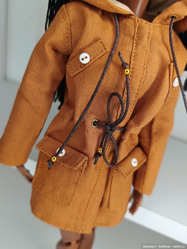 Одежда для кукол Куртка для кукол Барби (фото 5)