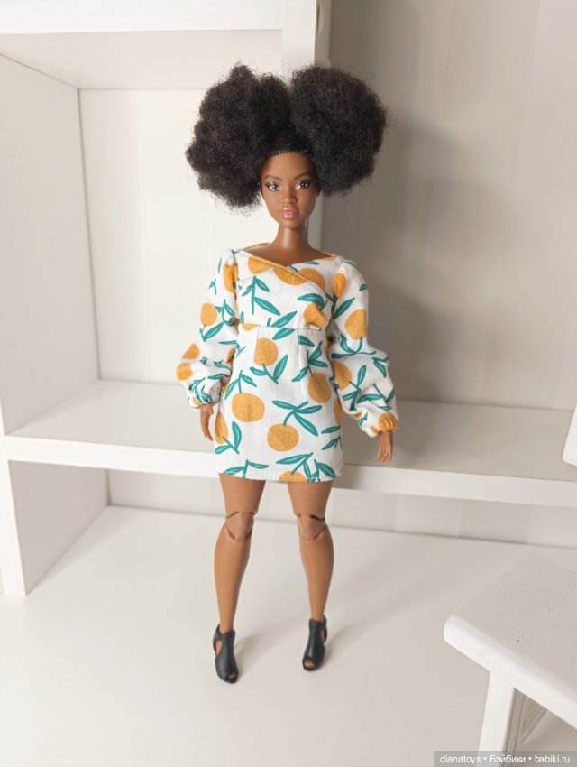 Одежда для Барби пышка платье с апельсинами (фото 8)