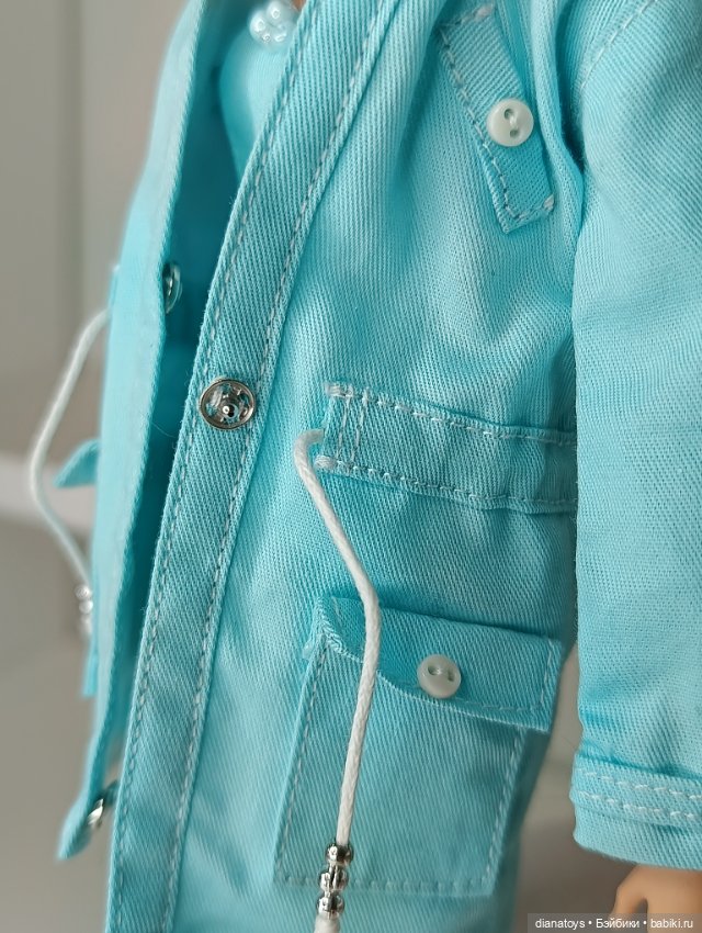 Одежда для кукол Куртка и платье мини для Барби (фото 3)