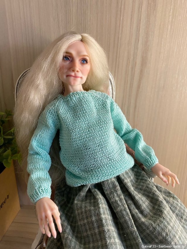 Вязаная одежда для Бабушки Мышки Walloya Morring