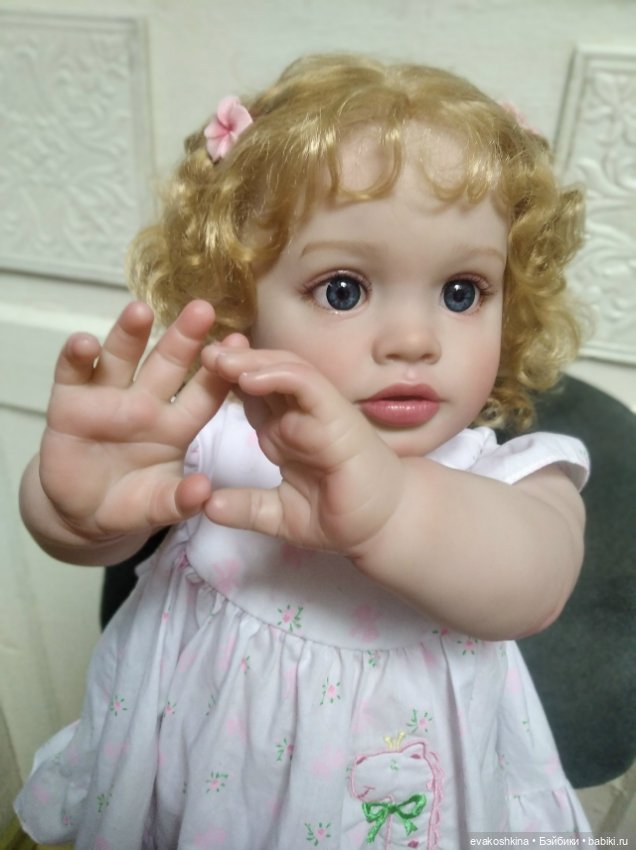 Кукла игровой реборн по мотивам молда Пиппа,ООАК (фото 4)