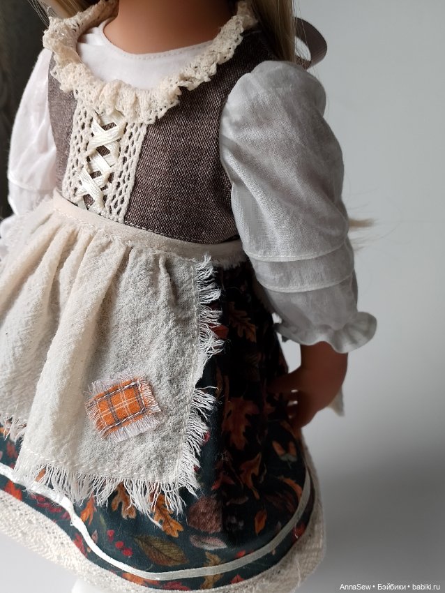 Комплект одежды "Золушка" для кукол Готц Gotz Little Kidz 36 см (фото 8)