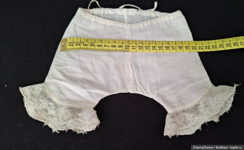 Антикварные штанишки для антикварной куклы (фото 4)