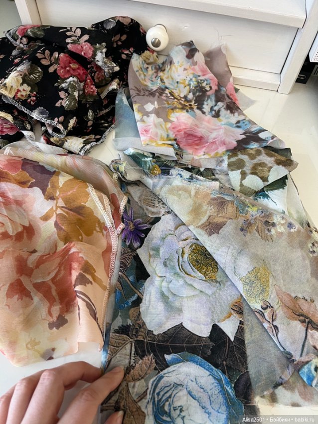 Лот шифона — Ткани (фото 2)