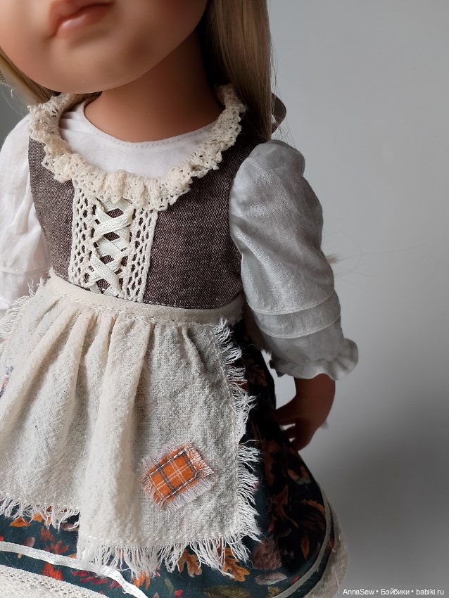 Комплект одежды "Золушка" для кукол Готц Gotz Little Kidz 36 см (фото 4)