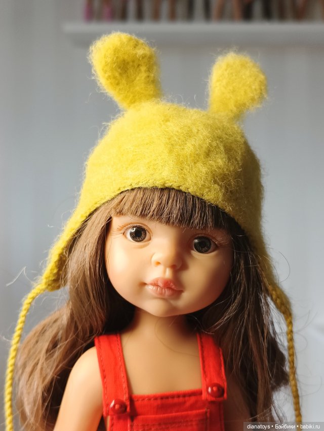 Шапочки с ушками для кукол Паола Рейна paola reina (фото 8)
