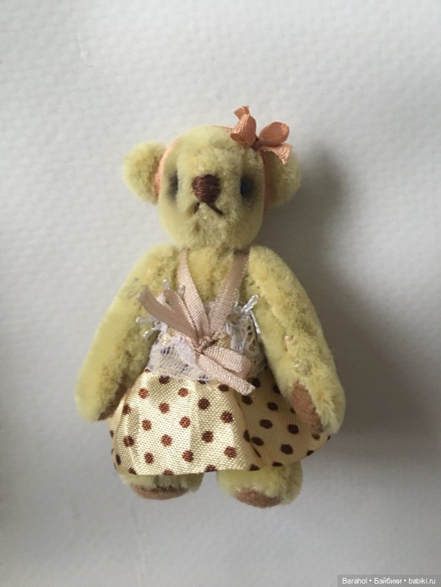 Миниатюрный мишка тедди — Авторские игрушки (фото 3)