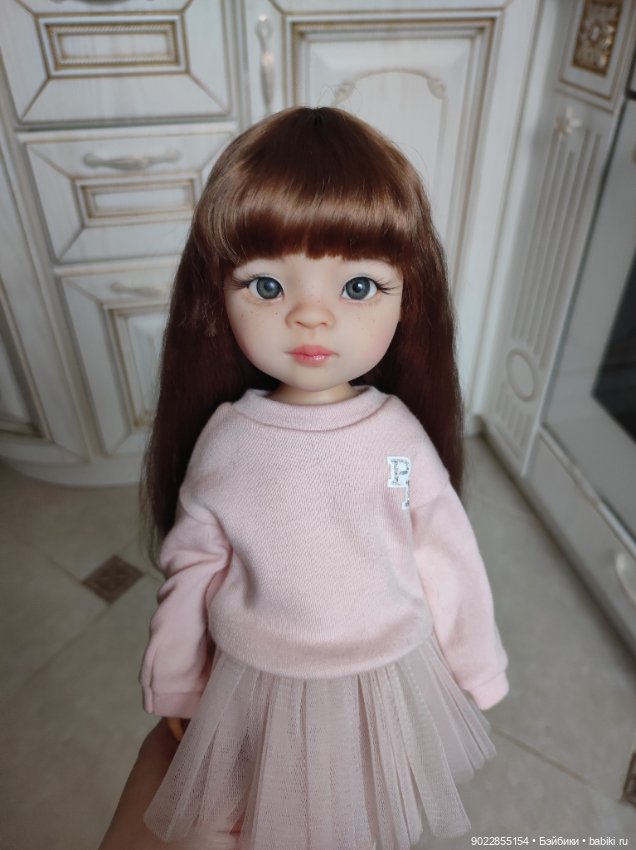 Паричок из шёлковых локонов козочки на Паолу (фото 5)