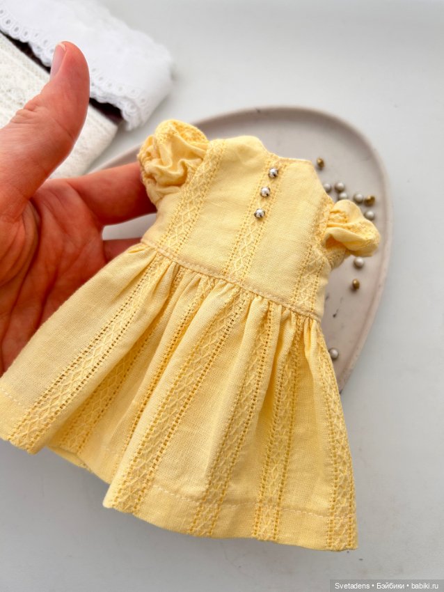 Летнее платье для куклы — Одежда для BJD