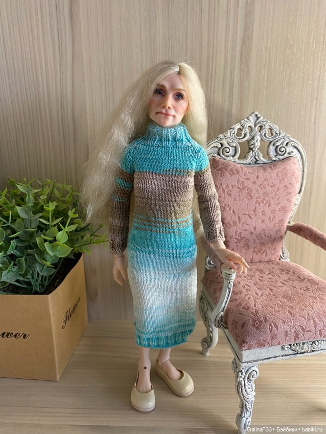 Вязаная одежда для Бабушки Мышки Walloya Morring (фото 2)