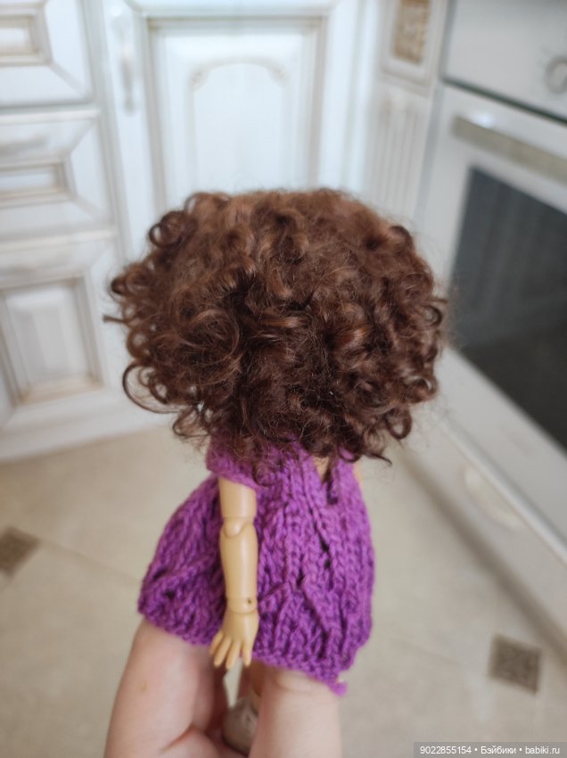 Продам очень красивый паричок из локонов козочки размер 5-6 (фото 6)