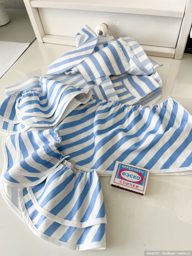 Полосатые фрагменты на юбочки (фото 2)