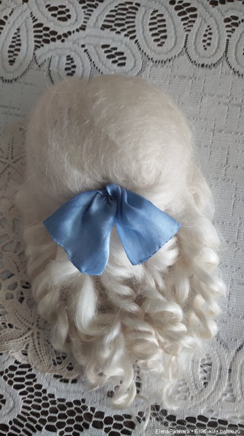 Парик для антикварной куклы (фото 4)