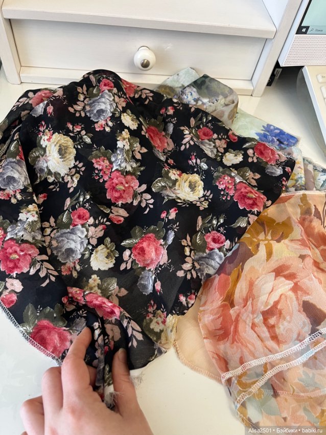 Лот шифона — Ткани (фото 3)