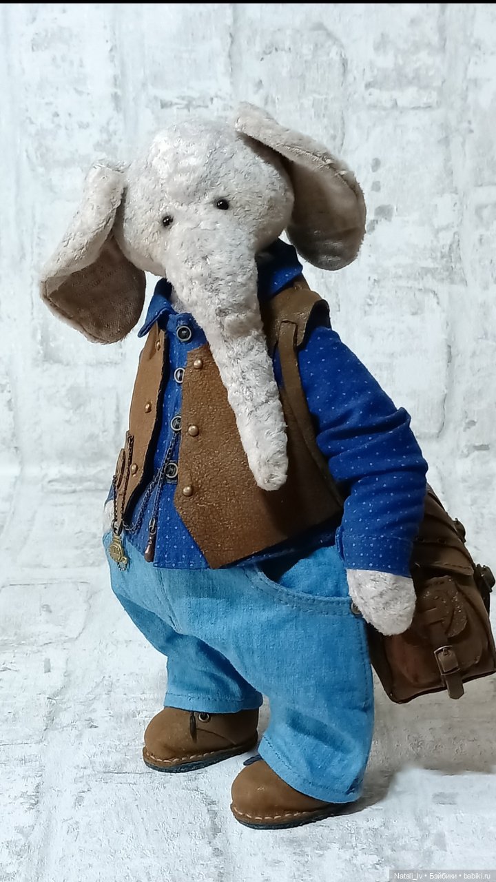 Слон Теодор — Авторские игрушки