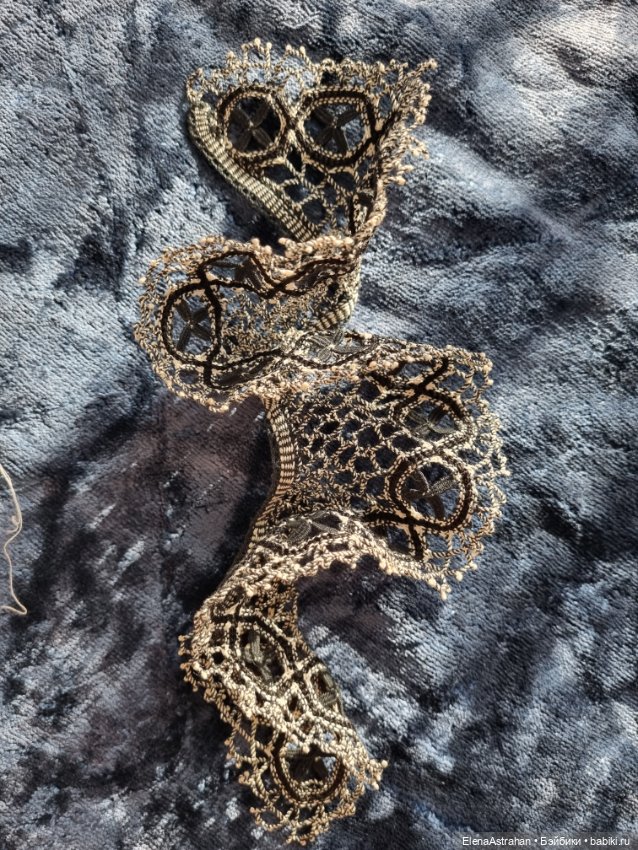 Прошва Метражем хб Воротник Жабо Кружево на коклюшках Для творчества (фото 7)