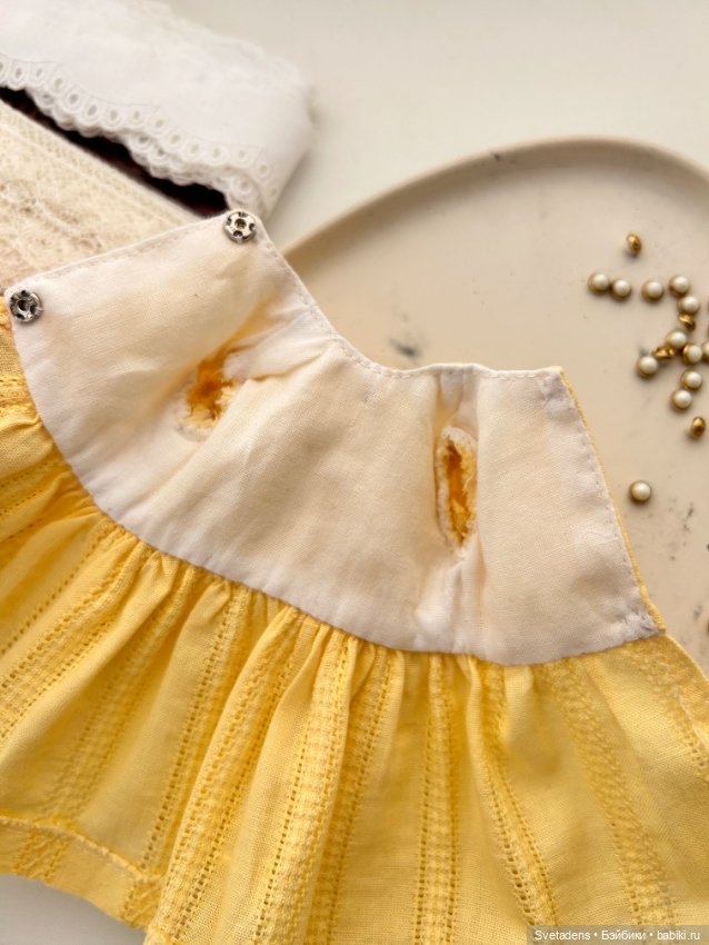 Летнее платье для куклы — Одежда для BJD (фото 3)