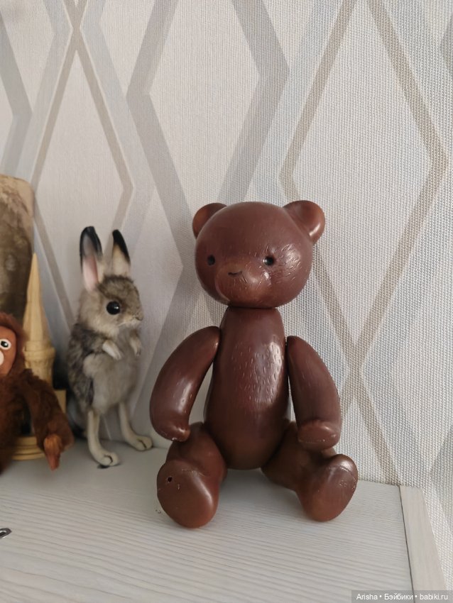 Редкий мишка дутыш СССР — Винтажные куклы и игрушки детства (фото 6)
