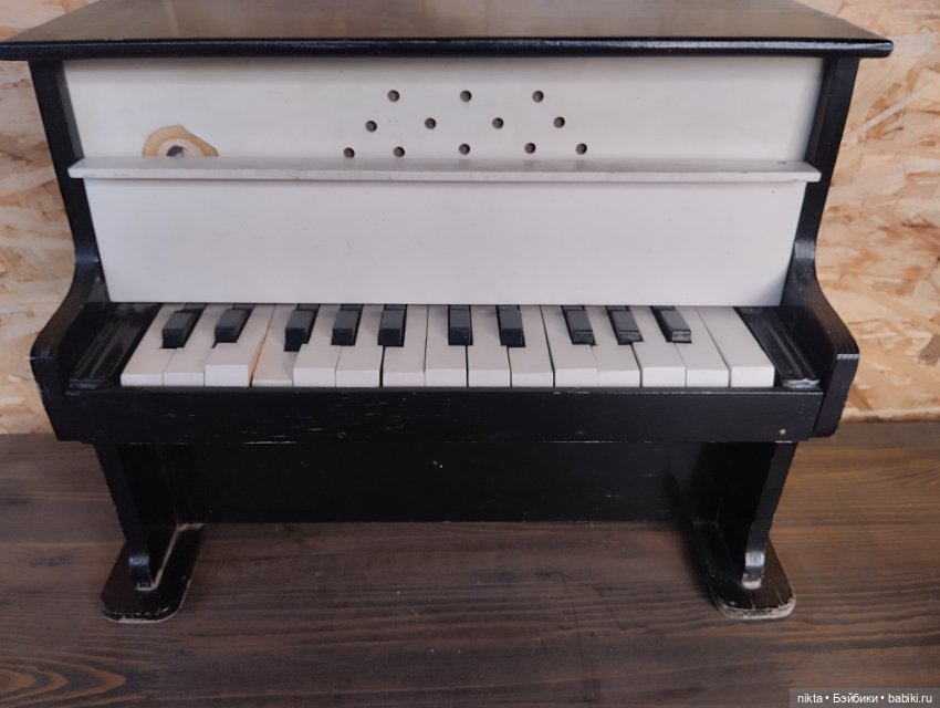 Детское, кукольное пианино СССР Большое (фото 3)